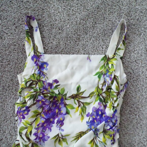 NWOT Dolce & Gabanna y2k Pastel floral SILK mini dress M - Picture 4 of 13